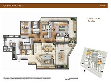 Cobertura Duplex Exclusiva no ORO | 4 Su�tes | Sol da Manh�